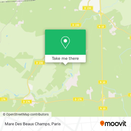 Mare Des Beaux Champs map