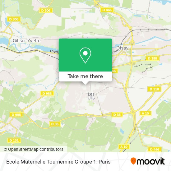 Mapa École Maternelle Tournemire Groupe 1