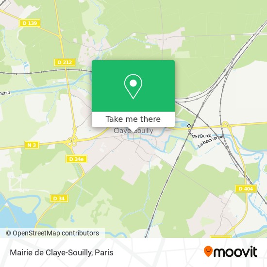 Mairie de Claye-Souilly map