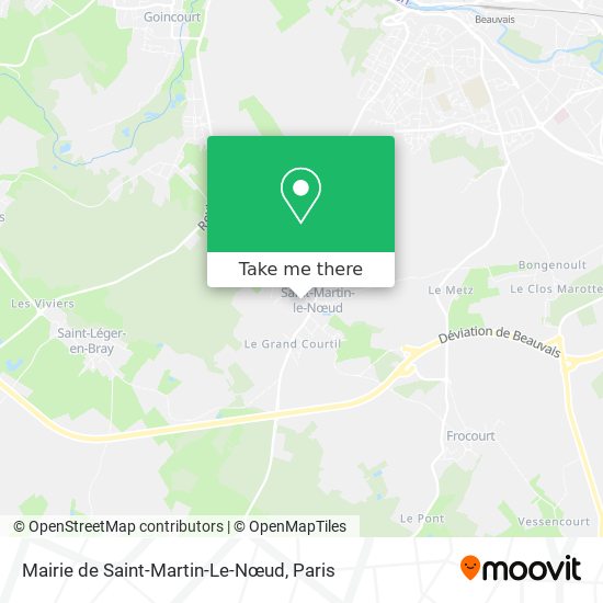 Mapa Mairie de Saint-Martin-Le-Nœud