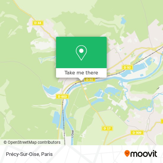 Mapa Précy-Sur-Oise