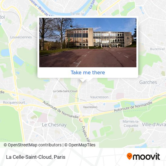 La Celle-Saint-Cloud map