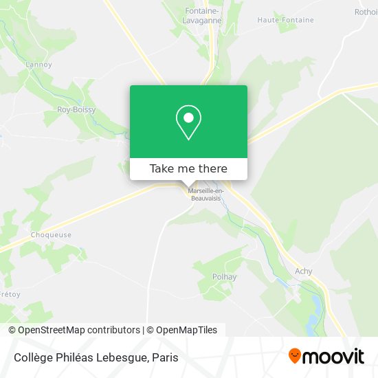 Collège Philéas Lebesgue map