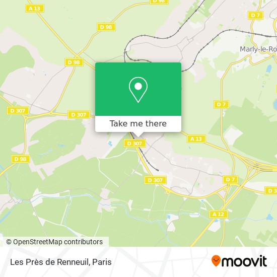 Les Près de Renneuil map