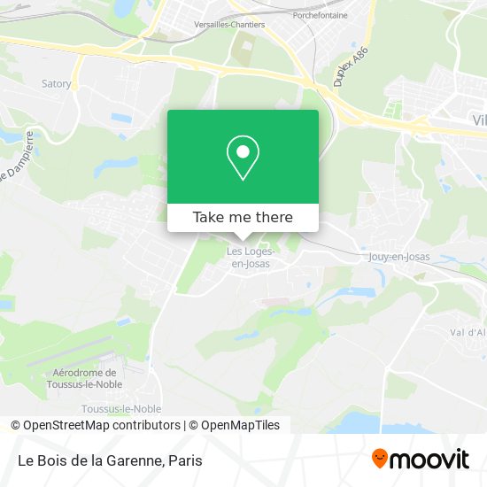 Mapa Le Bois de la Garenne