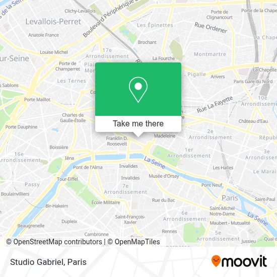 Studio Gabriel map