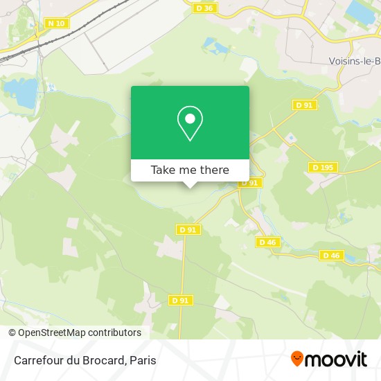 Carrefour du Brocard map
