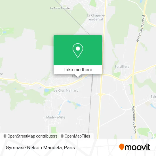 Gymnase Nelson Mandela map