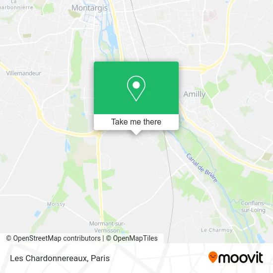 Les Chardonnereaux map