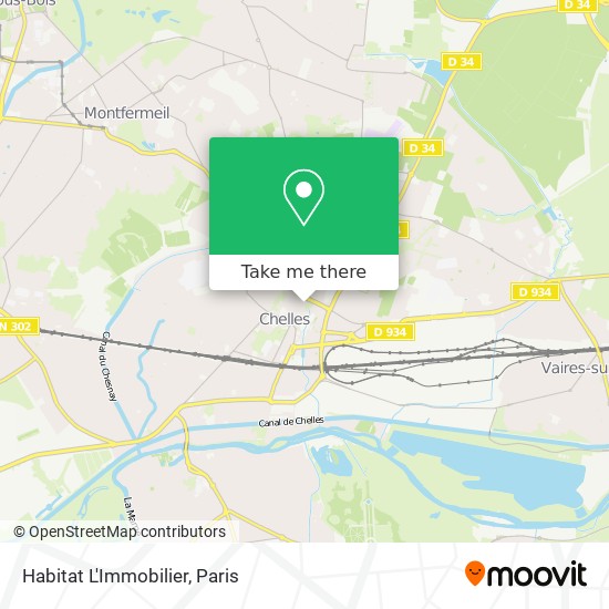 Habitat L'Immobilier map