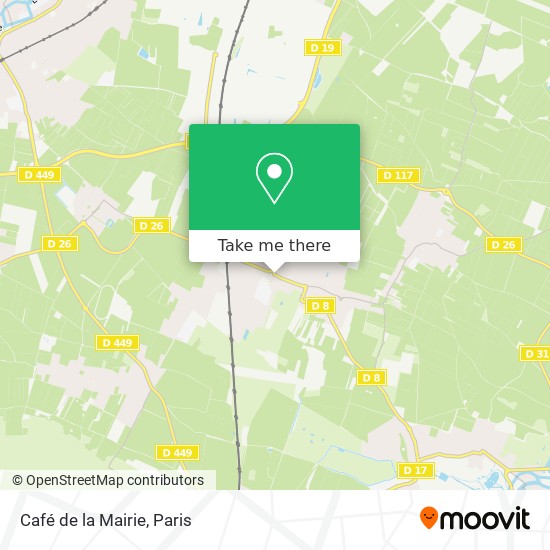 Mapa Café de la Mairie