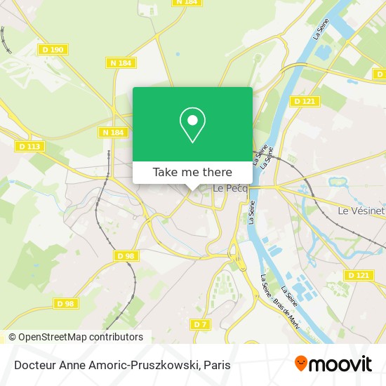 Mapa Docteur Anne Amoric-Pruszkowski