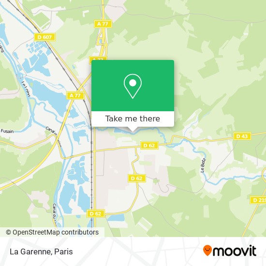Mapa La Garenne