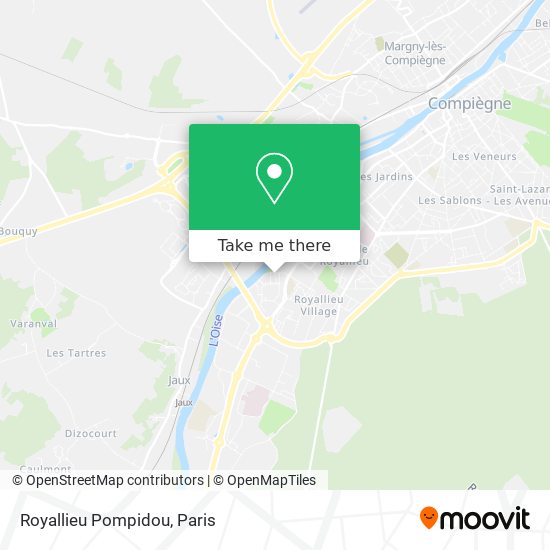 Royallieu Pompidou map