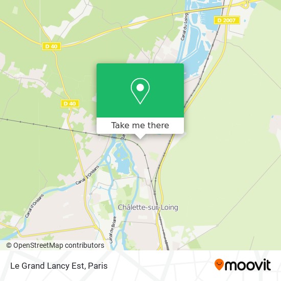 Mapa Le Grand Lancy Est