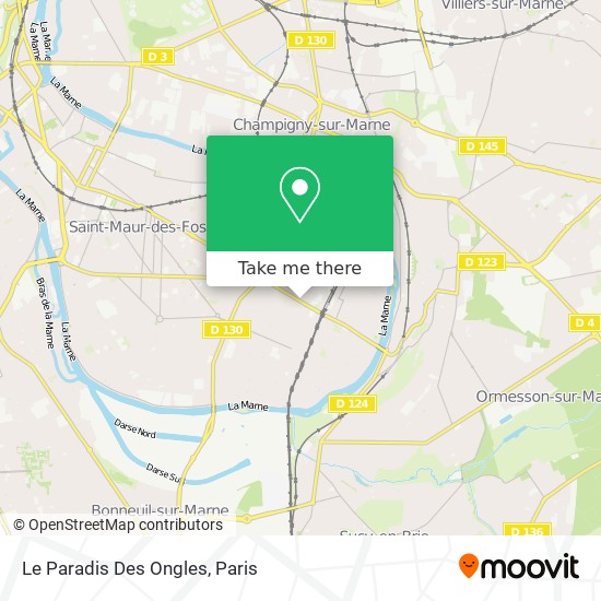 Le Paradis Des Ongles map