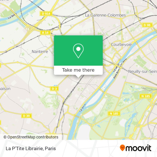 La P'Tite Librairie map