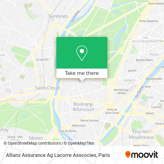 Allianz Assurance Ag Lacorre Asscocies map