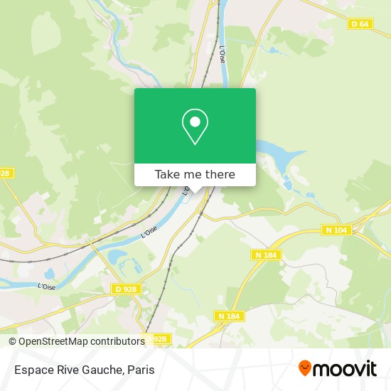 Espace Rive Gauche map