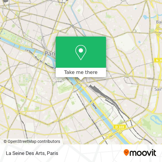 Mapa La Seine Des Arts