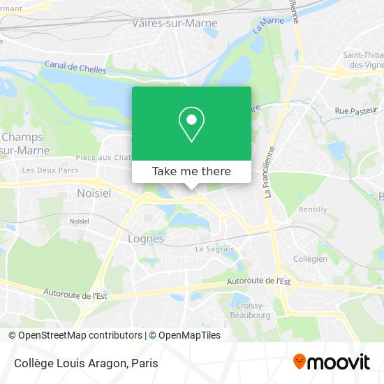 Collège Louis Aragon map