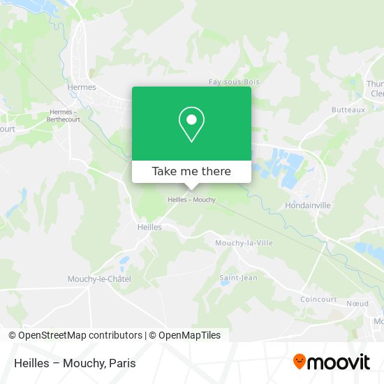 Mapa Heilles – Mouchy