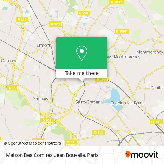 Mapa Maison Des Comités Jean Bouvelle