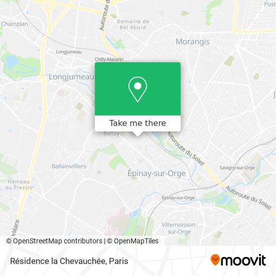 Résidence la Chevauchée map