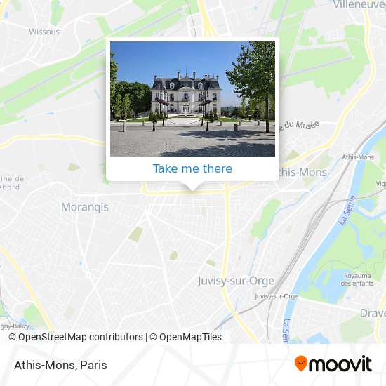 Athis-Mons map