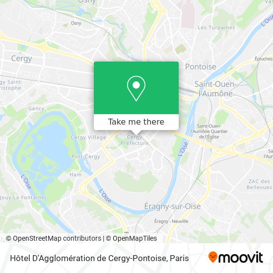 Hôtel D'Agglomération de Cergy-Pontoise map