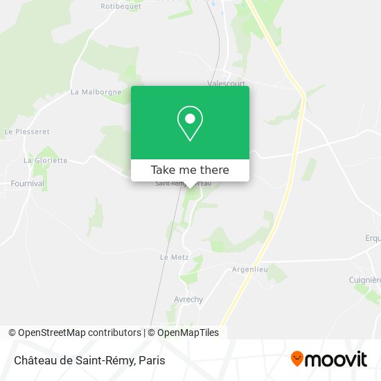 Château de Saint-Rémy map
