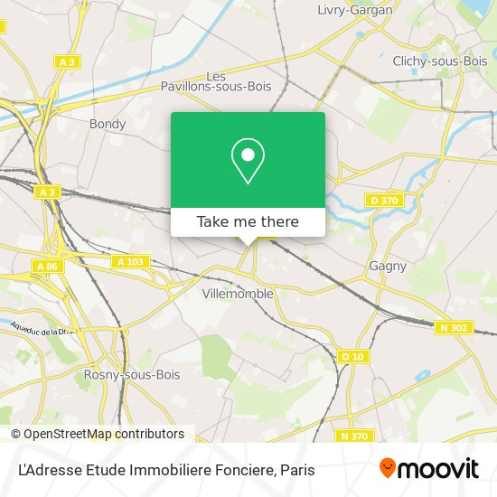 L'Adresse Etude Immobiliere Fonciere map