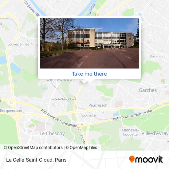 Mapa La Celle-Saint-Cloud