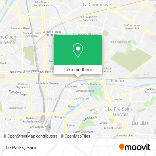 Le Parks map