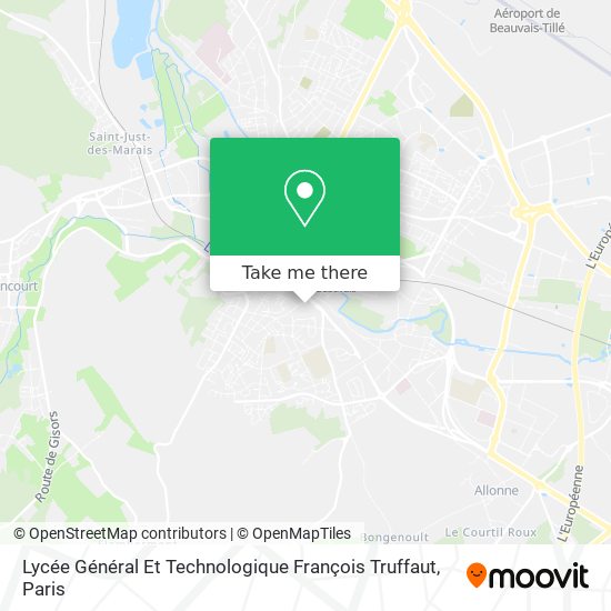 Lycée Général Et Technologique François Truffaut map