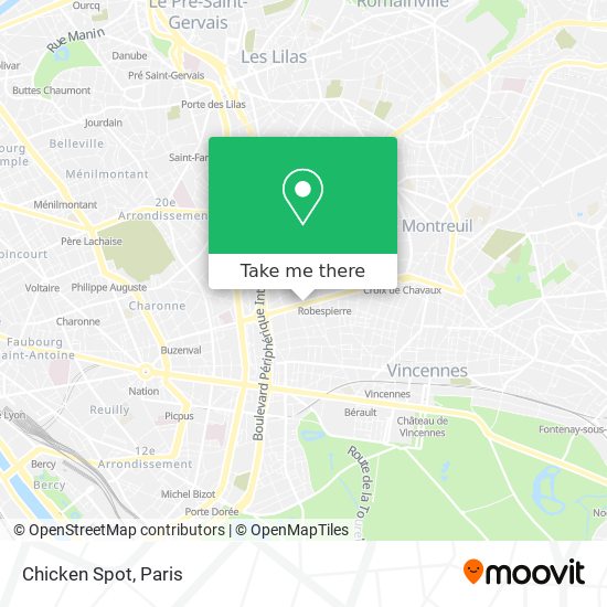 Chicken Spot map