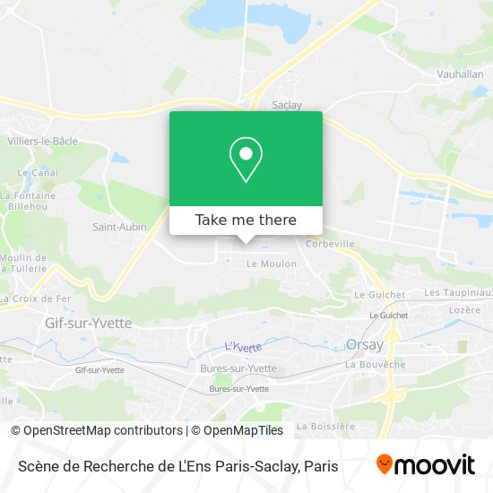 Scène de Recherche de L'Ens Paris-Saclay map