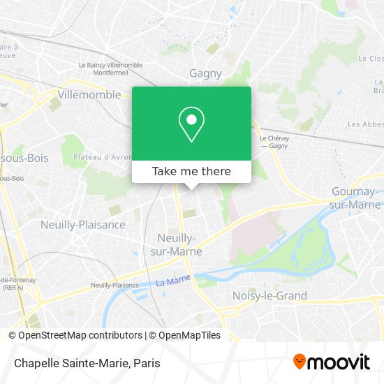 Chapelle Sainte-Marie map