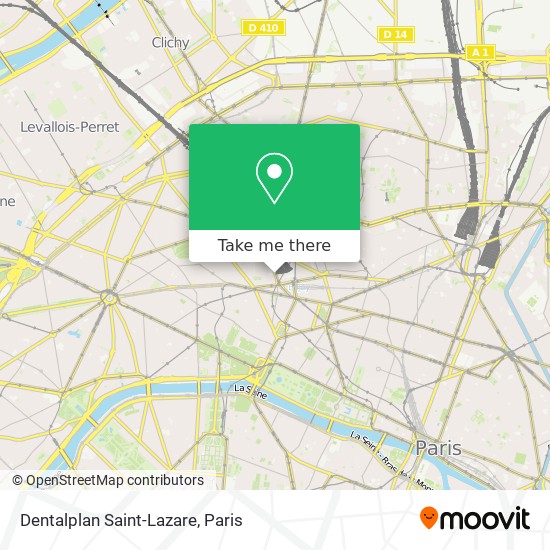 Dentalplan Saint-Lazare map