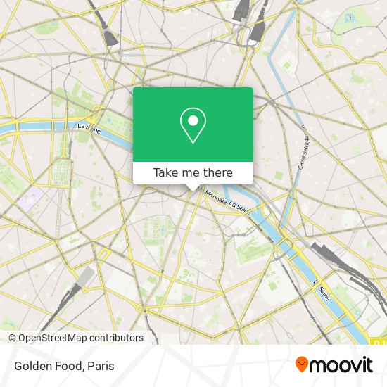 Golden Food map