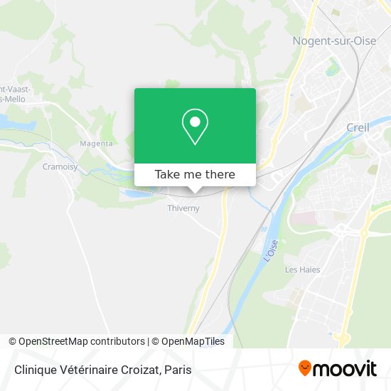 Clinique Vétérinaire Croizat map