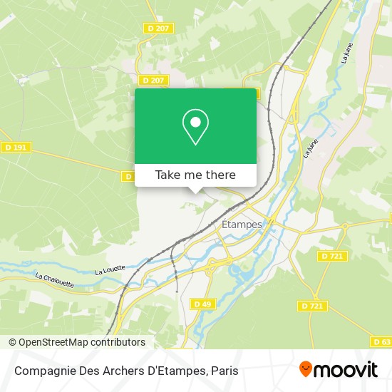 Compagnie Des Archers D'Etampes map