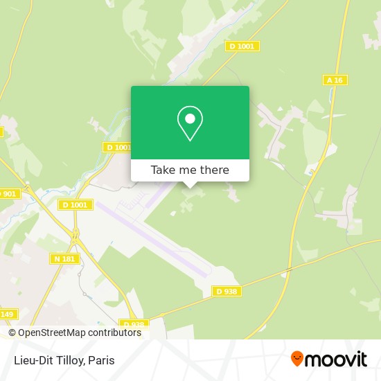 Lieu-Dit Tilloy map