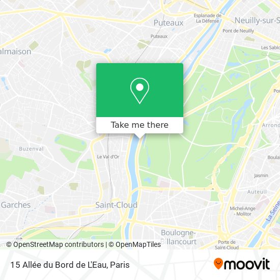 15 Allée du Bord de L'Eau map