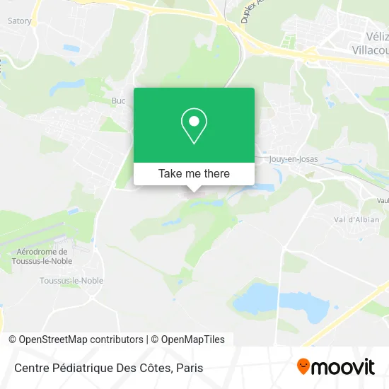 Centre Pédiatrique Des Côtes map