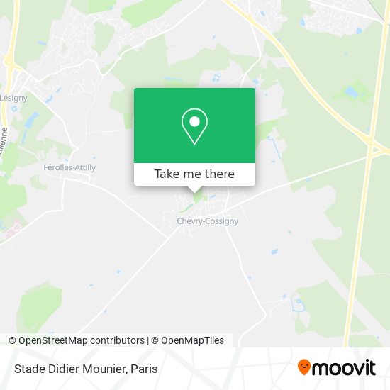 Stade Didier Mounier map