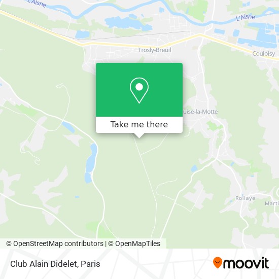 Club Alain Didelet map