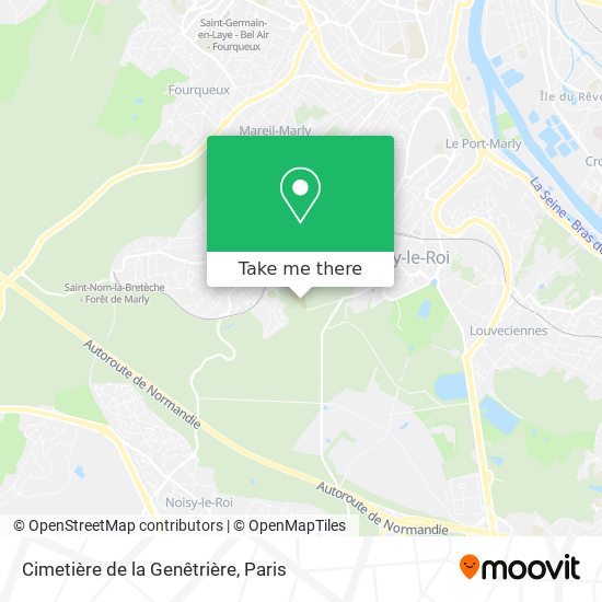 Mapa Cimetière de la Genêtrière