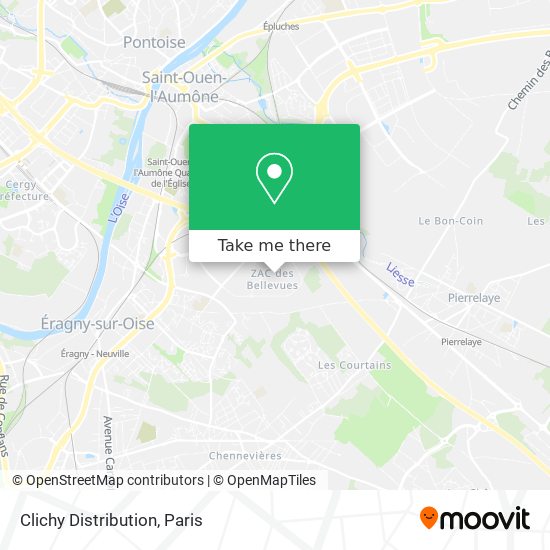 Mapa Clichy Distribution