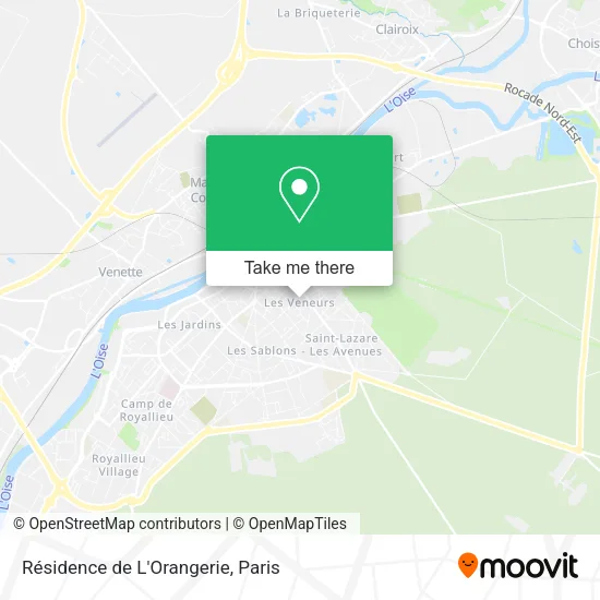 Résidence de L'Orangerie map